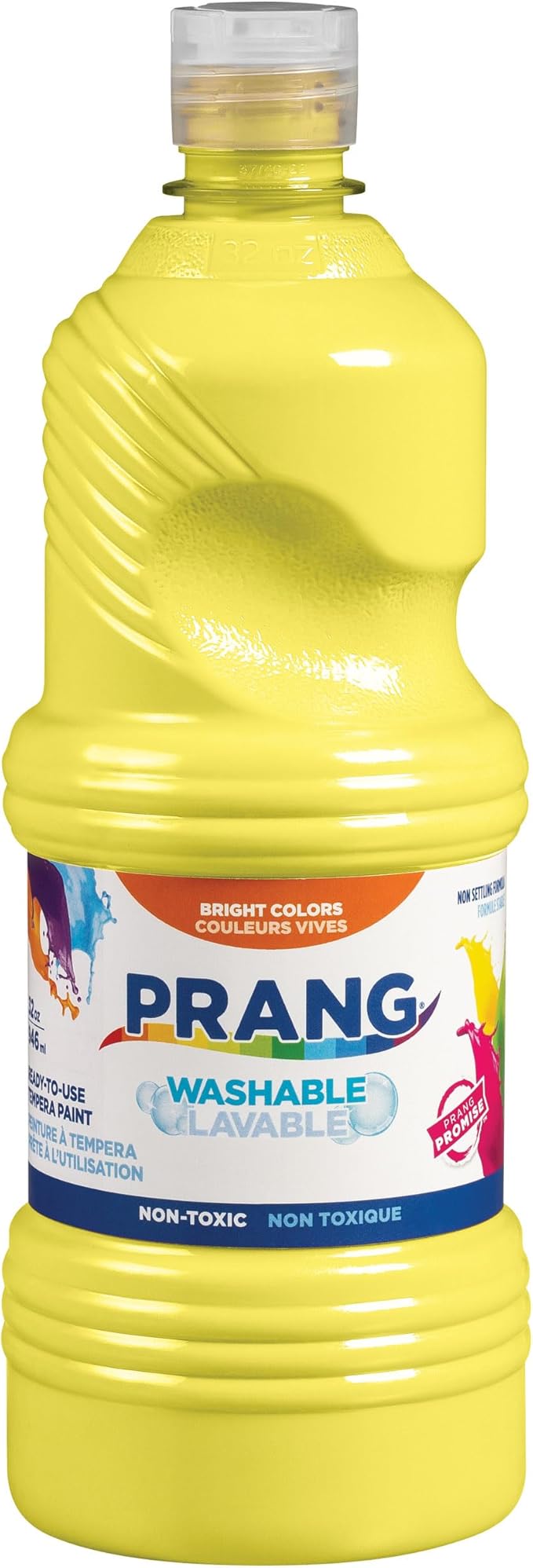 Prang Washable Tempera Paint, Yellow, 32 Oz., 1 Count