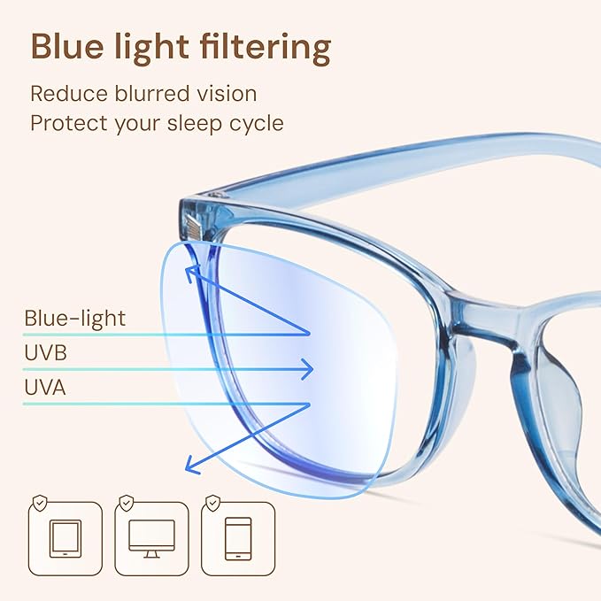 Gaoye Stylish Eyewear Frame Accessories - Blue Light Glasses for Woman - Computer Glasses for Blue Light Blocking
