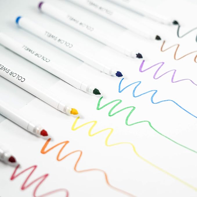 Color Swell Bulk Markers - 20 Packs 8 per Pack (160 Total) - Super Tip Bulk Markers