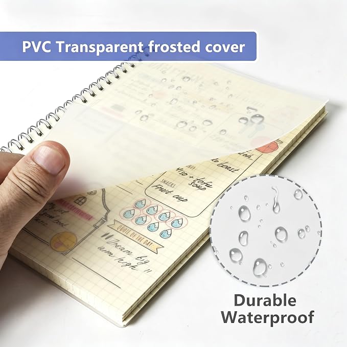 Smilo Graph Grid Paper Notebook,160 Pages Per Pack, A5, 3 Pack
