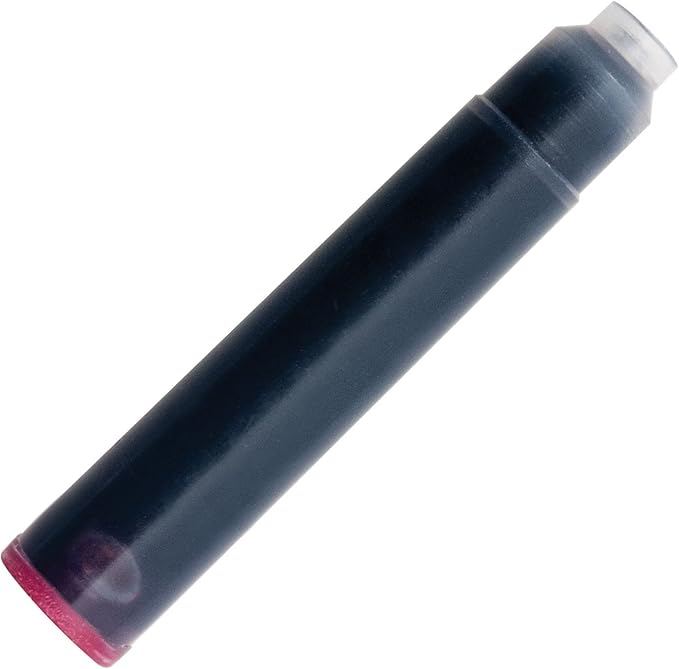 Monteverde Internatinal Size Cartridge to Fit Fountain Pens, Burgandy, 6 per Pack (G302BG)