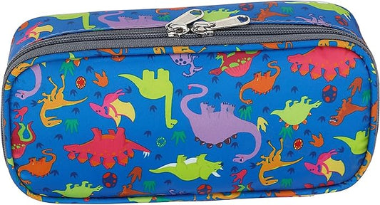 FlowFly Large Capacity Pencil Case for Kids, Boys & Girls – Zippered Multi-Functional Pen Pouch, Soft & Portable Pencil Bag for School, Teens, Students, Dinosaur