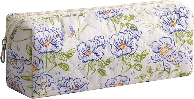 Pencil Case Pen Case Office College School Storage Bag Pouch Holder Box Organizer Makeup Pouch Cosmetic Bag Aesthetic Cute Pencil Case for Girls Boys Kids (M)