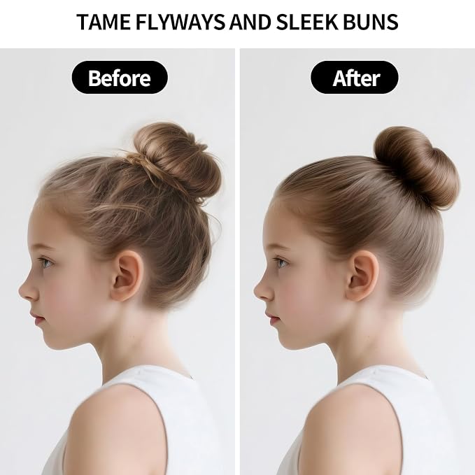 SWEET VIEW 3PCS Hair Wax Stick | Slick Back Hair Pomade/Balm/Gel for Tame Flyaways, Frizz, Sleek Ponytails, Buns, Styling Accessory for Women, Teen Girls