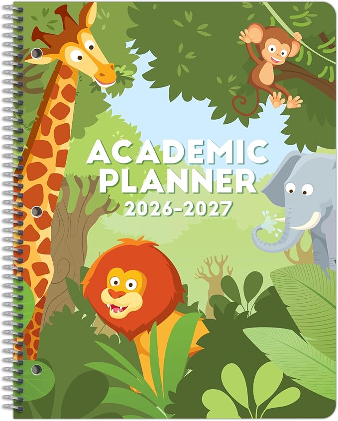 Primary Block Academic Planner 2026–2027 for Grades K–2 | Homework, Routine & Parent Communication Organizer for Young Learners | Lightweight, 8.5" x 11"