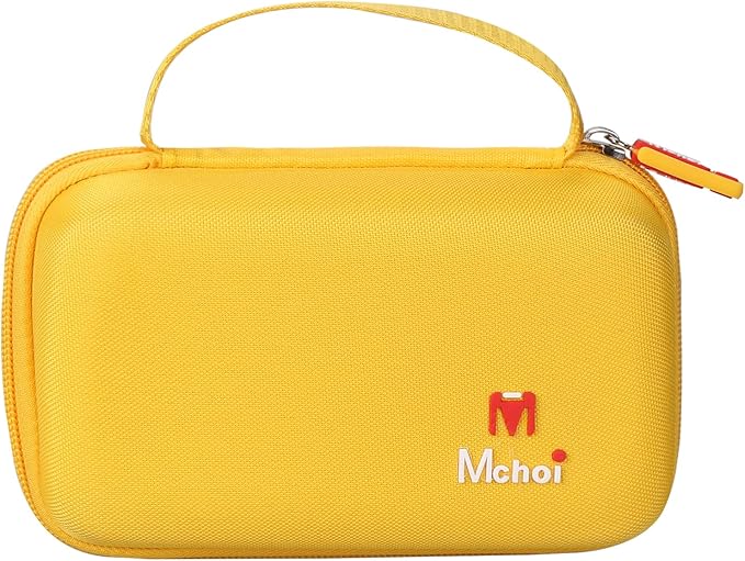 Mchoi Hard Case Suitable for Aullsaty/QuTZ/Lapare/Airbition/TimingSXD/Startcan/KOKODI/ZNZ Toddler Toys Talking Flash Cards (Yellow)
