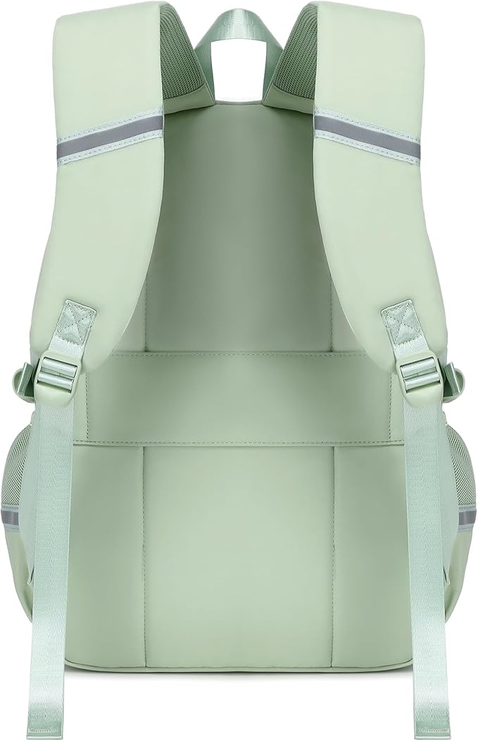 abshoo Big Student Laptop Backpack For College Women Middle High School Teen Girls Bookbag Travel Daypack (Olive Green)