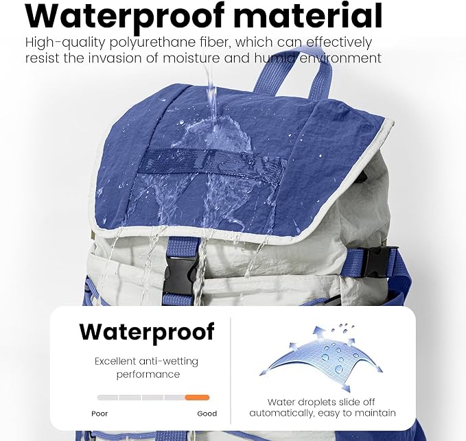 Travel Backpack for Women Men, 15L Lightweight Laptop Daypack with Multiple Pockets for Tourist, Daily bag for Girls & Boys, Casual Packable Bagpack for Hiking