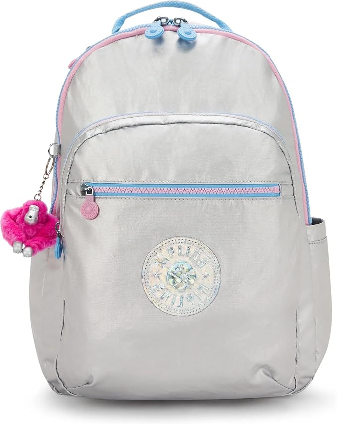 Kipling Women's Seoul 15" Laptop Backpack, Durable, Roomy with Padded Shoulder Straps, Built-In Protective Sleeve