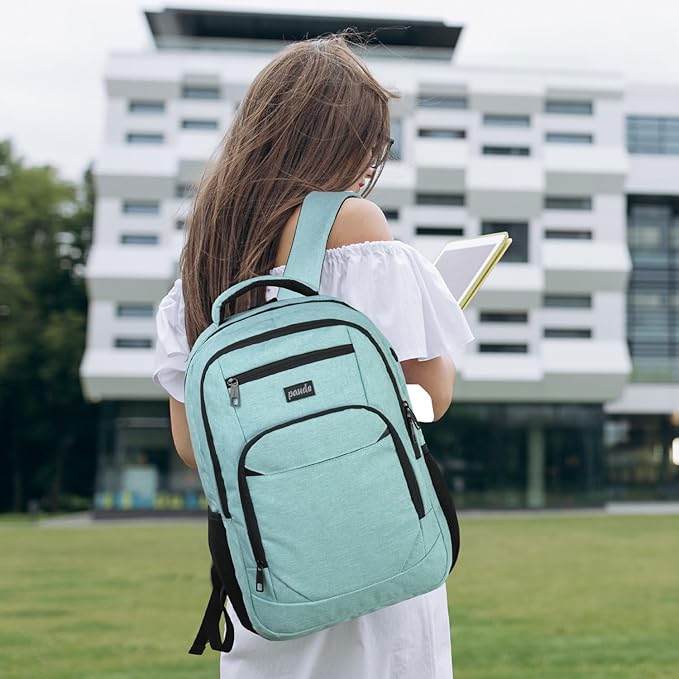 Paude School Backpack,15.6 Inch Laptop Backpack Women Bookbag Rucksack for Teen Girls,School Bags for Teens