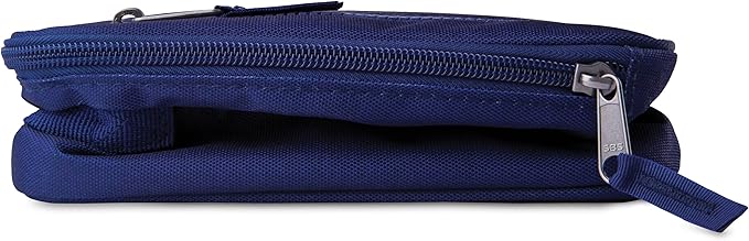 PackIt(R) Freezable Classic Lunch Box, True Blue, Built with EcoFreeze(R) Technology, Collapsible, Reusable, Zip Closure With Front Pocket and Buckle Handle, For Work Lunches and Fresh Lunch On the Go