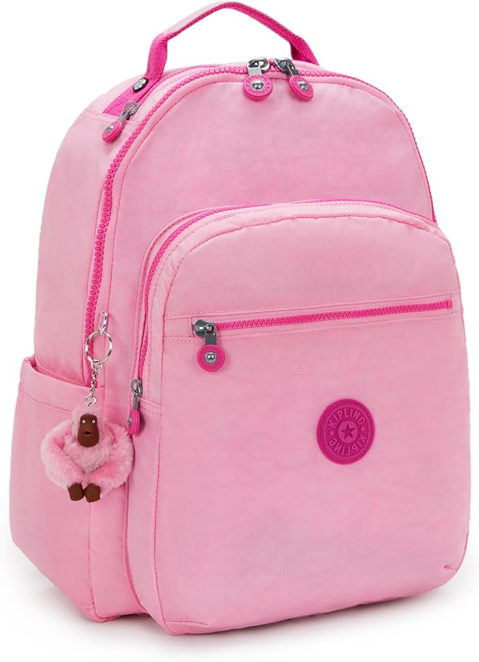 Kipling Women's Seoul 15" Laptop Backpack, Durable, Roomy with Padded Shoulder Straps, Built-In Protective Sleeve