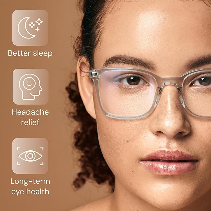 Gaoye Stylish Eyewear Frame Accessories - Blue Light Glasses for Woman - Computer Glasses for Blue Light Blocking