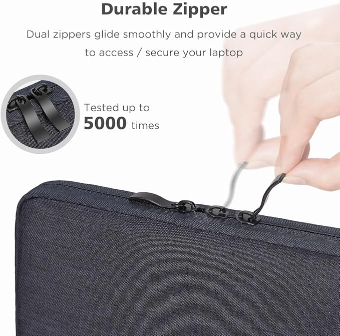 NIDOO 13 inch Laptop Sleeve Case for 13" 13.6" MacBook Air 13 M3 M4/13 iPad Pro M4 / Surface Pro 8 9 10 X/ 13" Dell Pro 13 Premium/13.4" Dell XPS 13/12.7" Lenovo Yoga Tab Plus/HP EliteBook/ASUS