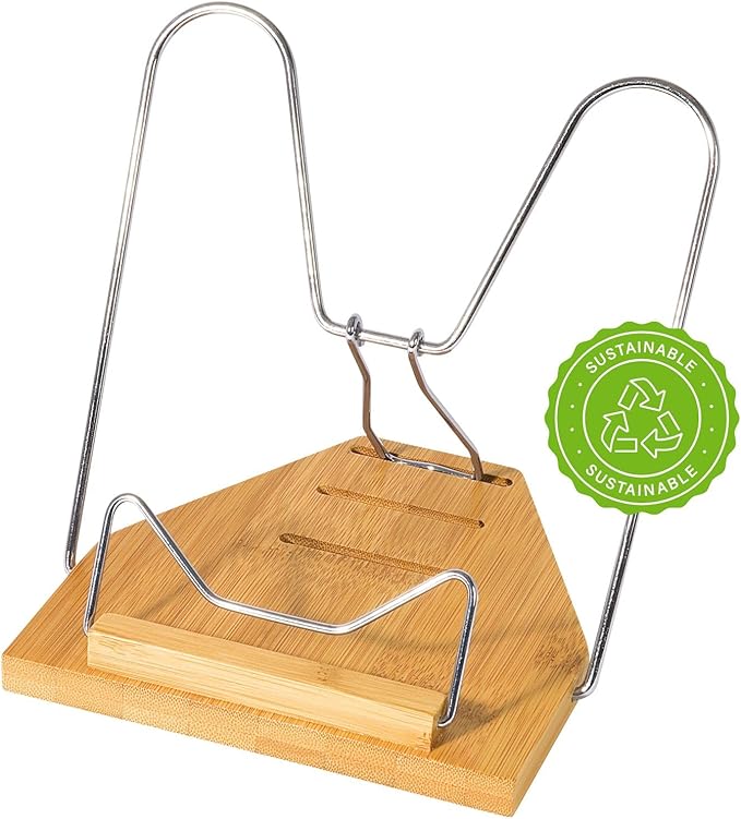 WEDO 211 407 Bamboo Book Stand - Brown