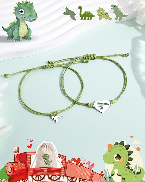 Back to School Gifts Mommy and Me Bracelet First Day of School Matching Wish Bracelets Set for Mother Daughter Son Women Teen Girls Boys Jewelry Gift
