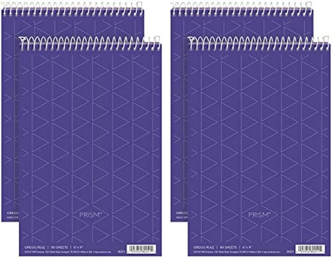 Tops Gregg Prism Steno Notebooks (TOP80264) 6" x 9"