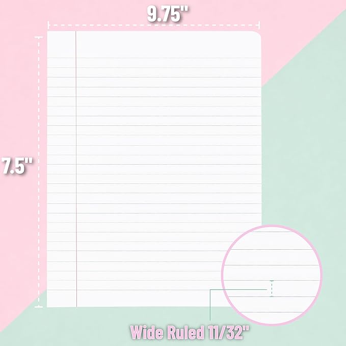 Mr. Pen- Composition Notebook, 2 Pack, Wide Ruled, 50 Sheets, 9.75" x 7.5", Black Marble, Composition Book, Notebooks for School, Wide Ruled Composition Notebook, Journal Notebooks, Writing Notebooks