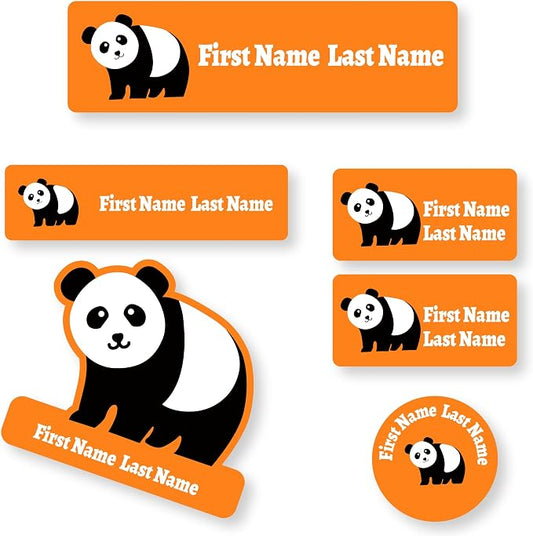 Personalized Daycare Name Labels for Kids (71 Labels) - Custom Durable Waterproof Name Stickers for Clothing Tags, Water Bottles, Lunch Boxes, and School Supplies - Dishwasher, Washer