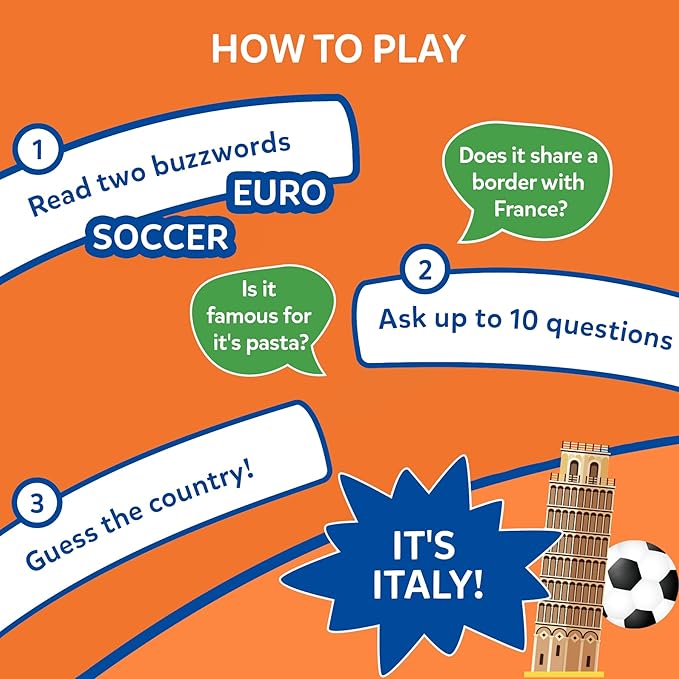 Skillmatics Guess in 10 Countries of The World, Perfect for Boys, Girls, Kids & Families Who Love Card Games, Educational Toys, Travel Games, Trivia, Gifts for Ages 8, 9, 10 & Up