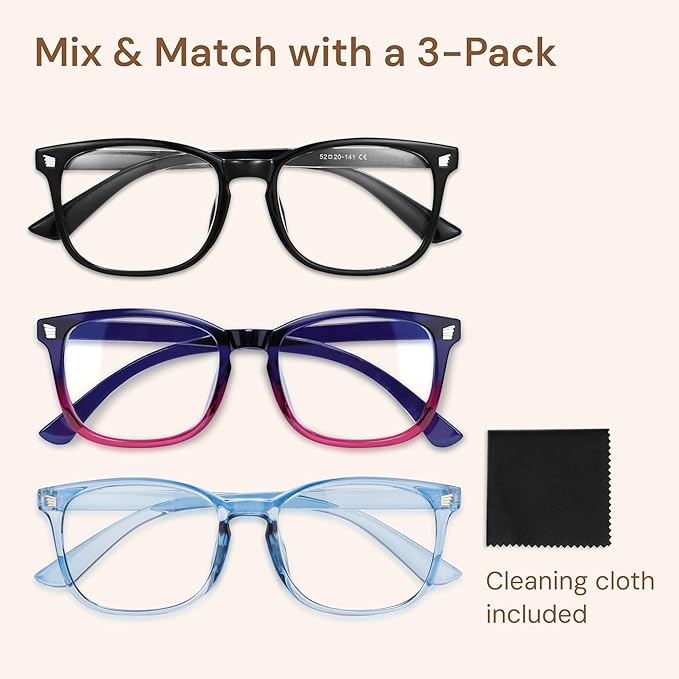 Gaoye Stylish Eyewear Frame Accessories - Blue Light Glasses for Woman - Computer Glasses for Blue Light Blocking