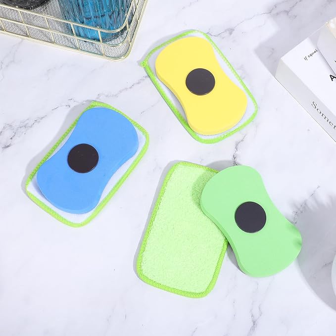 3Pcs Chalkboard Eraser, Washable Reusable Dustless Chalk Eraser