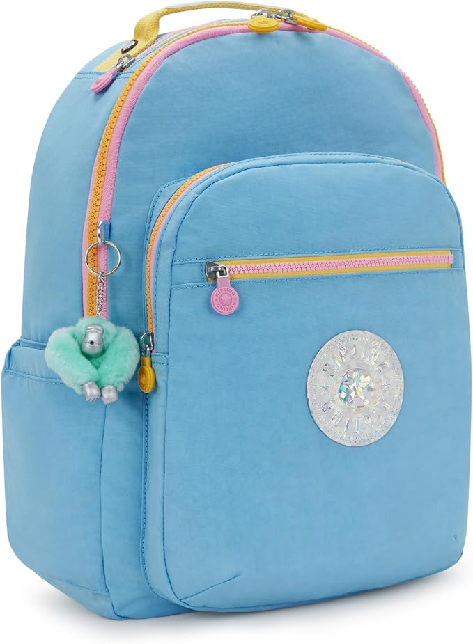 Kipling Women's Seoul 15" Laptop Backpack, Durable, Roomy with Padded Shoulder Straps, Built-In Protective Sleeve