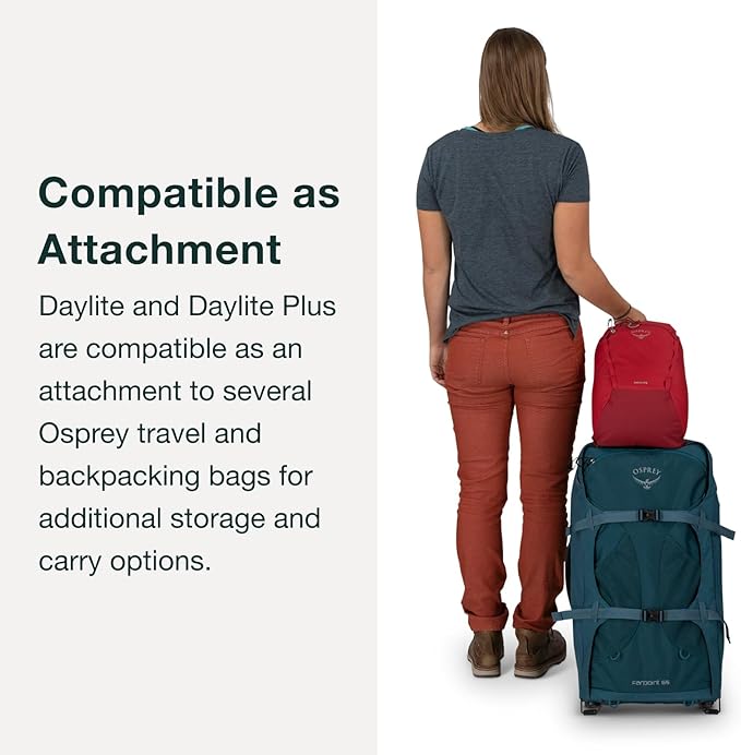 Osprey Daylite Plus Commuter Backpack - Everyday Pack with Laptop Sleeve, Bottle Pockets, and Extra Storage, Mystery White/Multi
