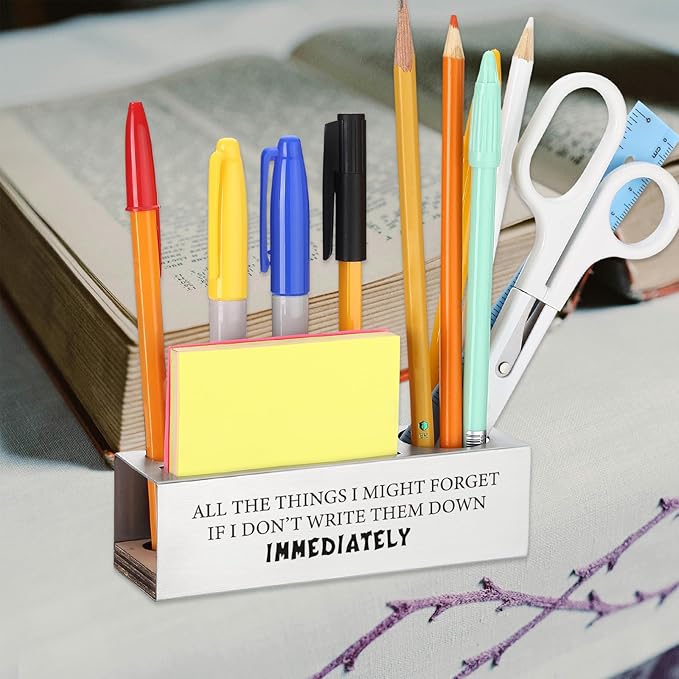 Funny Office Desk Organizer, Pencil Holder for Coworkers and Boss, Sarcastic Work Decor for Employees, Workplace Humor Gift, Funny Office Pencil Holder for Desk SD281