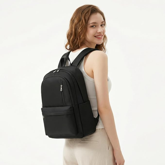 BAGOK Lightweight Nylon Backpack for Women & Men – Foldable, Large Capacity, Ideal for School, Travel & Work