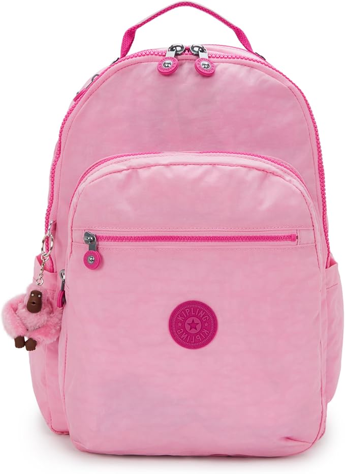 Kipling Women's Seoul 15" Laptop Backpack, Durable, Roomy with Padded Shoulder Straps, Built-In Protective Sleeve