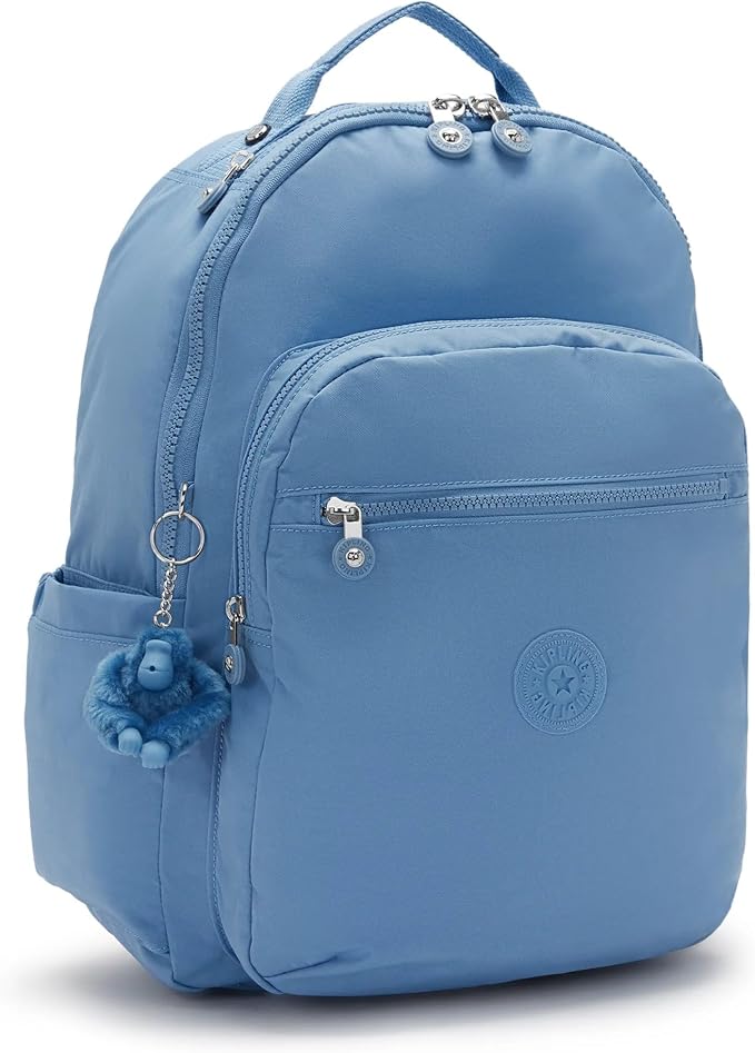Kipling Women's Seoul 15" Laptop Backpack, Durable, Roomy with Padded Shoulder Straps, Built-In Protective Sleeve