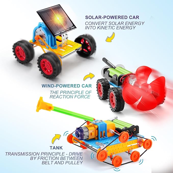 Robot STEM Kits for Kids Age 8-10, STEM Toys for Ages 8-13, Science Building Kit for Boys 6-8 8-12, Robotics Engineering Experiments Projects for 8 9 10 12-14 Year Old Boys Girls Birthday Gift
