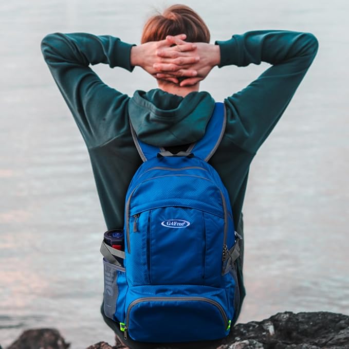 G4Free Lightweight Packable Hiking Backpack, Waterproof Travel Daypack
