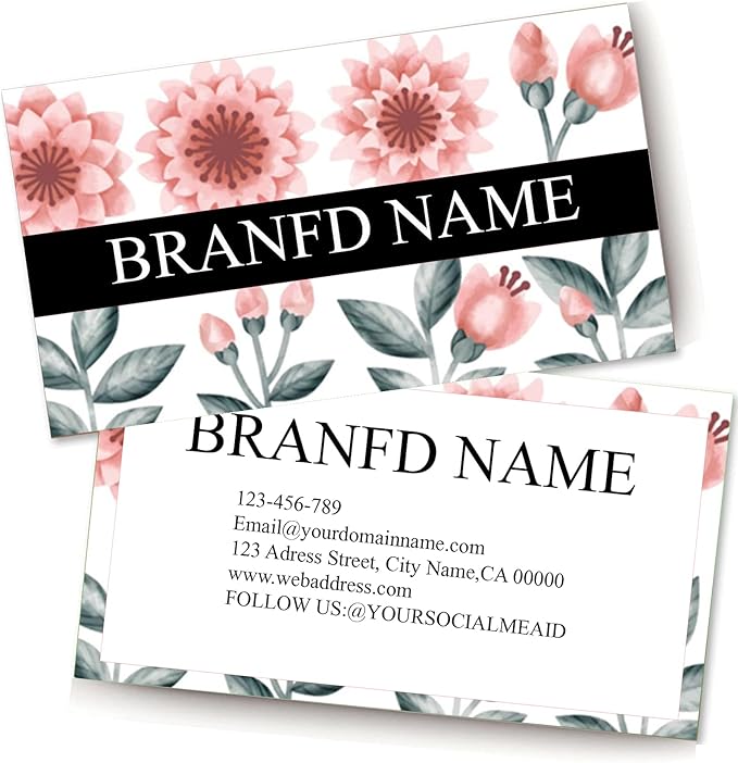 Custom Business Premium Cards 200 PCS, 3.5x2 inches Customizable Design with Luxurious Soft Texture All Business Designs 500 cards No Additional Charge