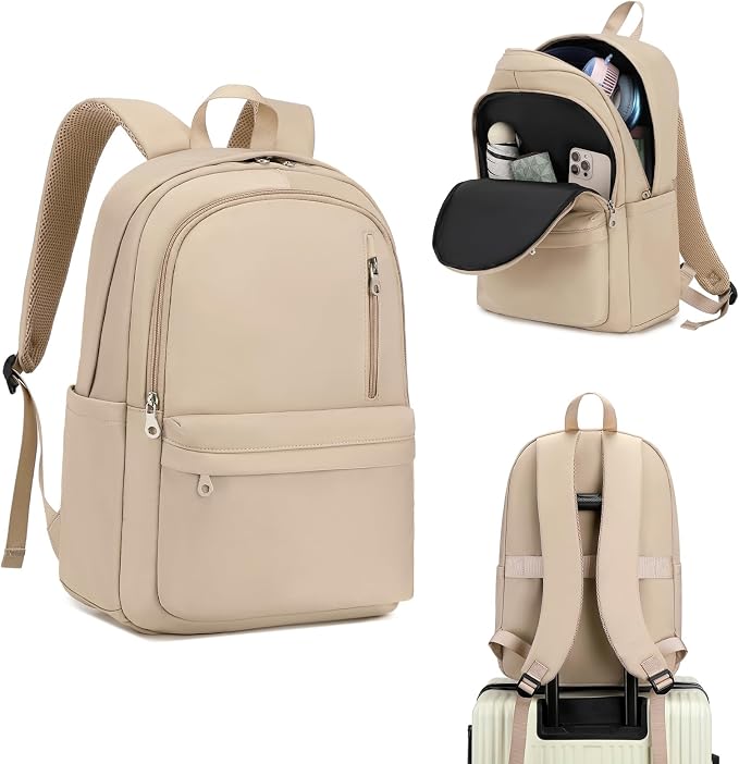 BAGOK Lightweight Nylon Backpack for Women & Men – Foldable, Large Capacity, Ideal for School, Travel & Work