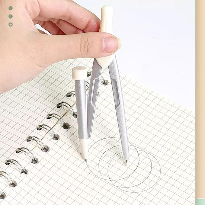 Compass Geometry Tool Geometry Set 7 Piece Math Supplies Kit Including Compass, Protractor, Ruler, Eraser, Lead Lead for Drawing and Measuring Drafting Tools Geometry Tool Set (Color : A)