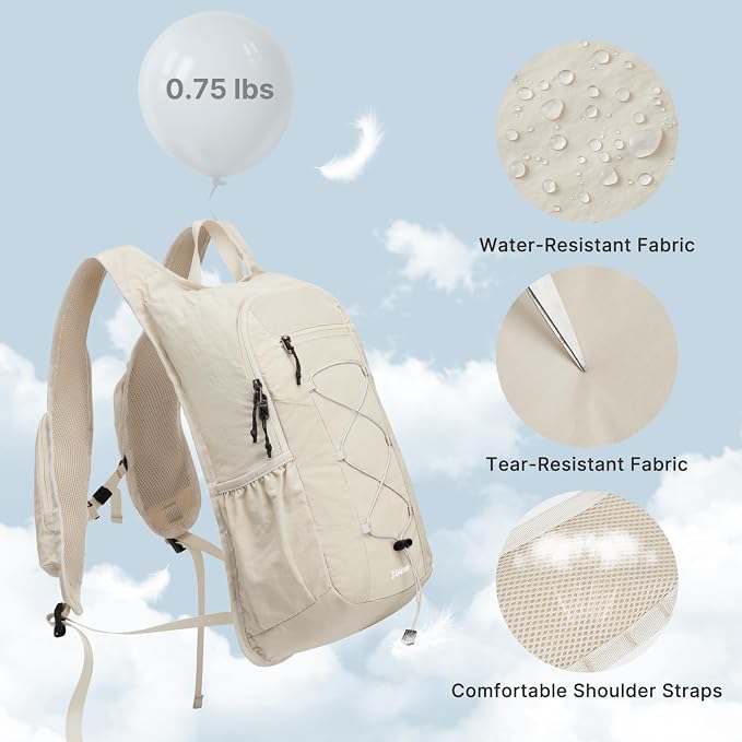 G4Free 20L Lightweight Packable Hiking Backpack for Women Men | Small Water Resistant Foldable Daypack with Phone Pocket for Travel Camping Outdoor