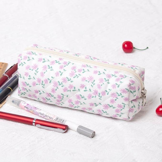 Pencil Case Pen Case Office College School Storage Bag Pouch Holder Box Organizer Makeup Pouch Cosmetic Bag Aesthetic Cute Pencil Case for Girls Boys Kids (ZO)