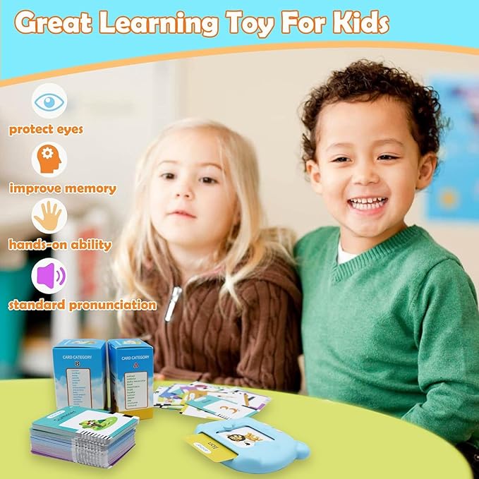 MAYAPHILOS 510 Sight Words Japanese and English Talking Flash Cards, Learn Japanese for Kids, Bilingual Toys for Toddlers Japanese Learning Toys Sensory Preschool Educational Birthday Gifts
