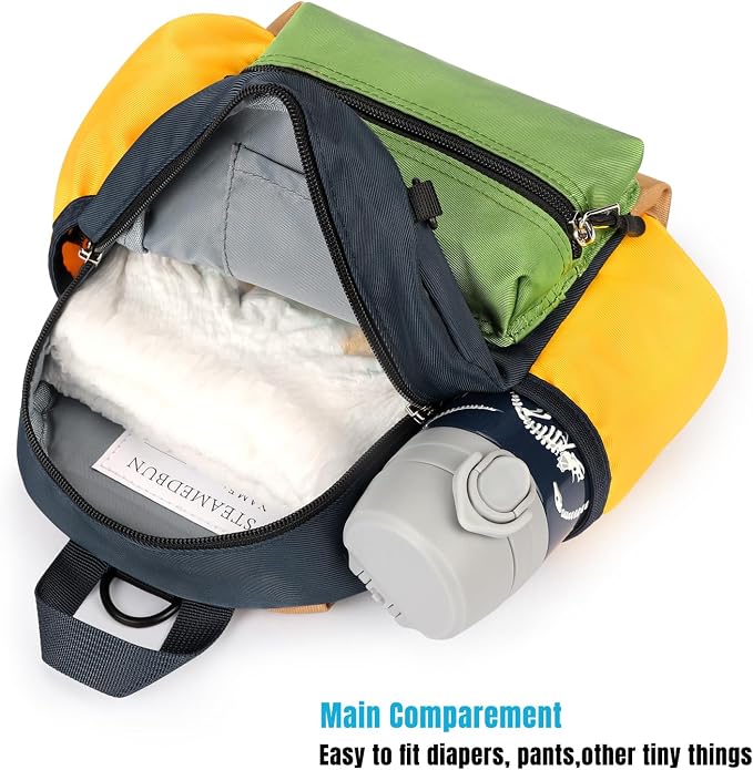 STEAMEDBUN Backpack Leash for Toddlers 1-3: Baby Backpack with Leash for Boys Girls - Anti-Lost Harness for Walking
