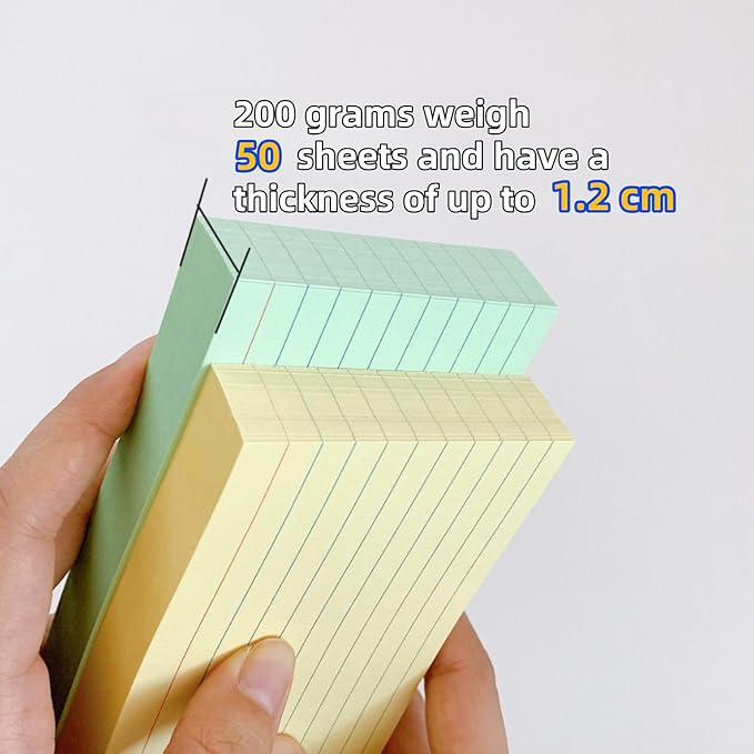 3x5 Colorful Index Cards, Heavy Duty Neon 250 Sheets Lined Flashcards for Studying, Office & Home Use – Vibrant Organizing Tools