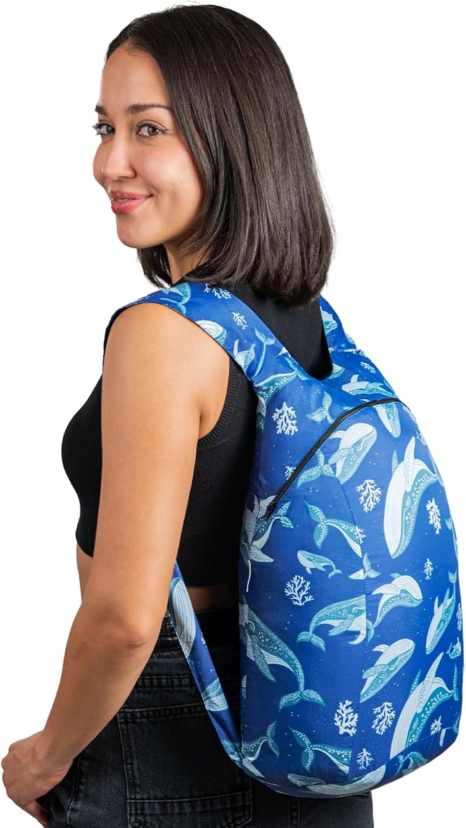 Nanobag Daypack 16L Ultralight Packable Foldable Travel Backpack for Hiking | 1.15 oz Portable Collapsible Pocket-Size with YKK Zipper and Wide Comfortable Shoulder Straps for Everyday Use and Sports