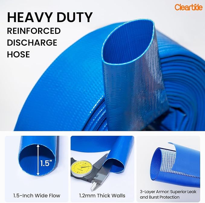 utility submersible pump with water sensor 1/4hp pump with hose, 10ft