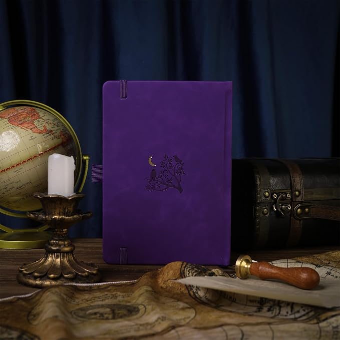 TIEFOSSI Line Journal Notebook, A5 Hardcover Rule Journal for Women Men