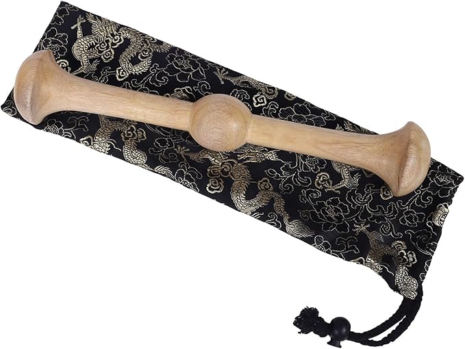 Wooden Tai Chi Ruler Taiji Practice for Beginners Natural Wood Meditation & Daily Relaxation Tool