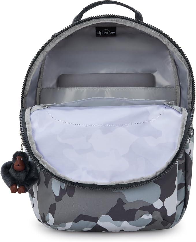 Kipling Women's Seoul 15" Laptop Backpack, Durable, Roomy with Padded Shoulder Straps, Built-In Protective Sleeve