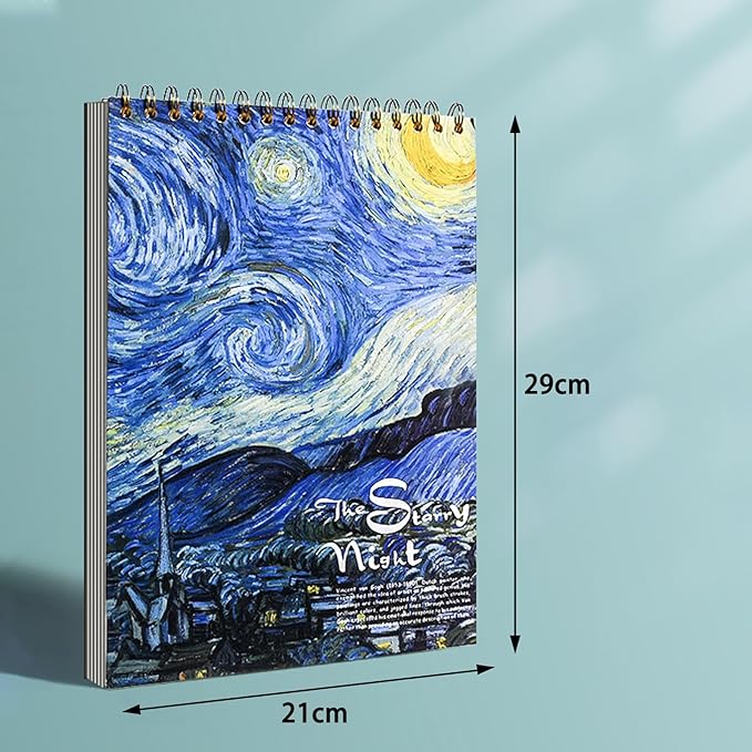 A4 Sketch Book, 8.27 x 11.4 inch Art Sketchbook for Drawing Pads, 60 Sheets Sketch Pads for Drawing, Acid Free Artist Drawing Book, Drawing Painting Writing Paper book for Adults Beginners Artists