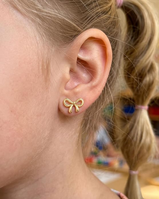 Back to School Gifts Bow Earrings