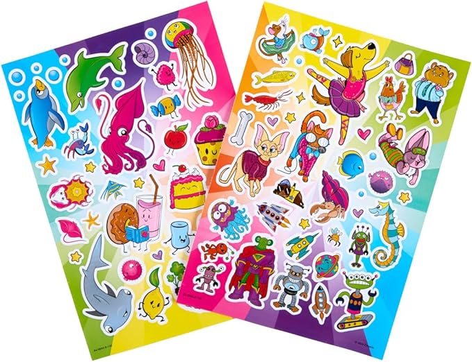 Crayola Colossal Collection of Coloring, 288 Coloring Book Pages, 2 Sticker Sheets, Coloring Book for Kids & Adults, Toddler Travel Activity, 3+